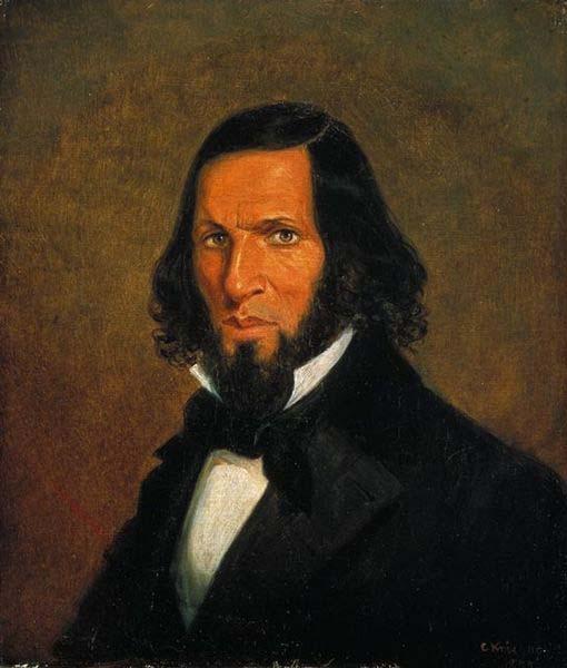 Cornelius Krieghoff Self-portrait by Cornelius Krieghoff, France oil painting art